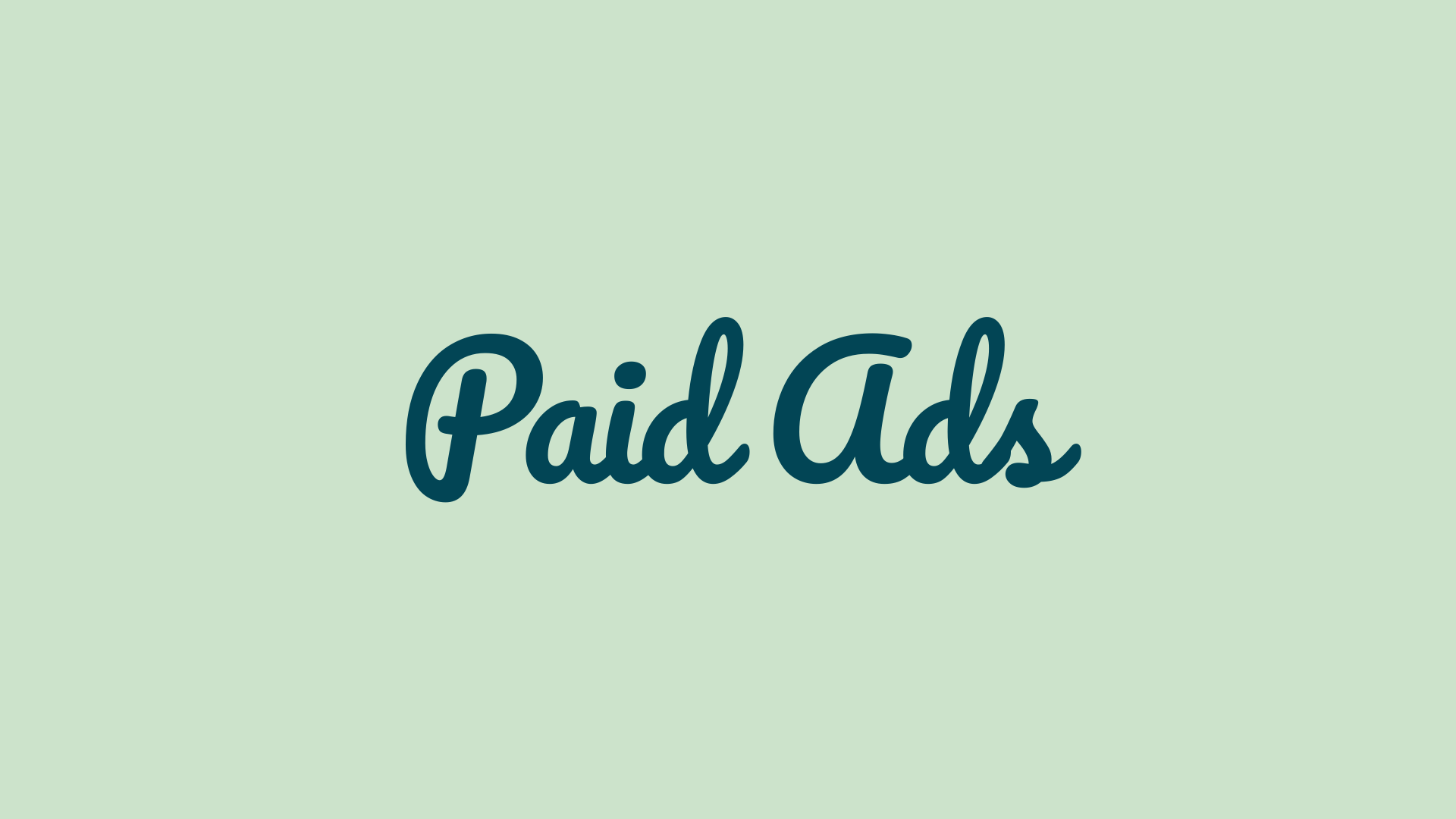 Paid Advertising
