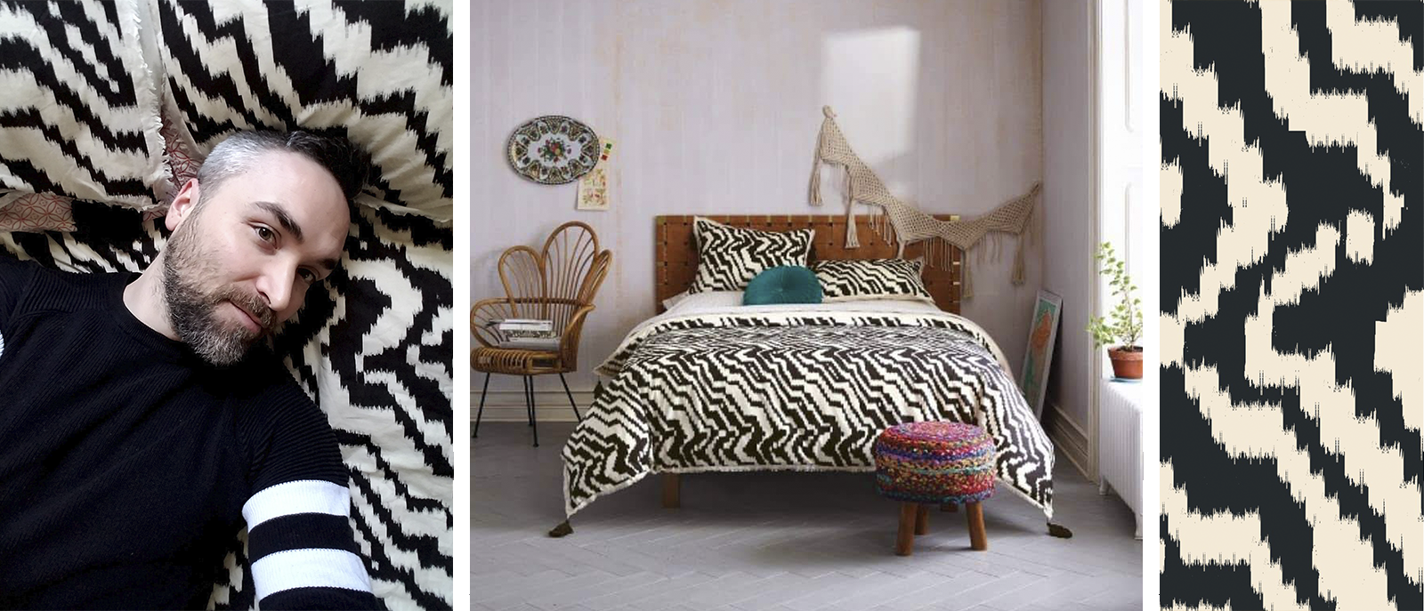 "Ikat slant" artwork_2018 Opalhouse _ Artwork and product photo courtesy of ©️ Target