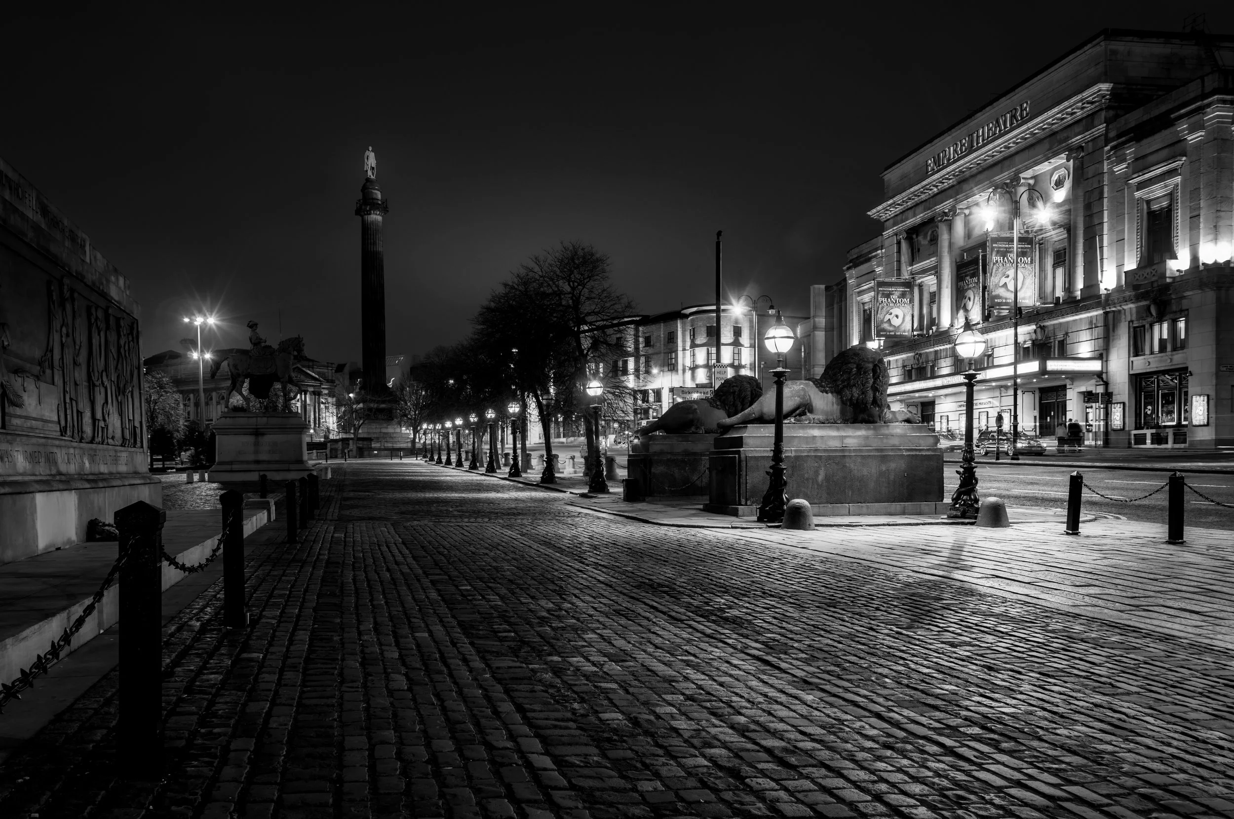 Lime St and Cobbles 2013. Very few places now in Liverpool where there are Cobblestones.