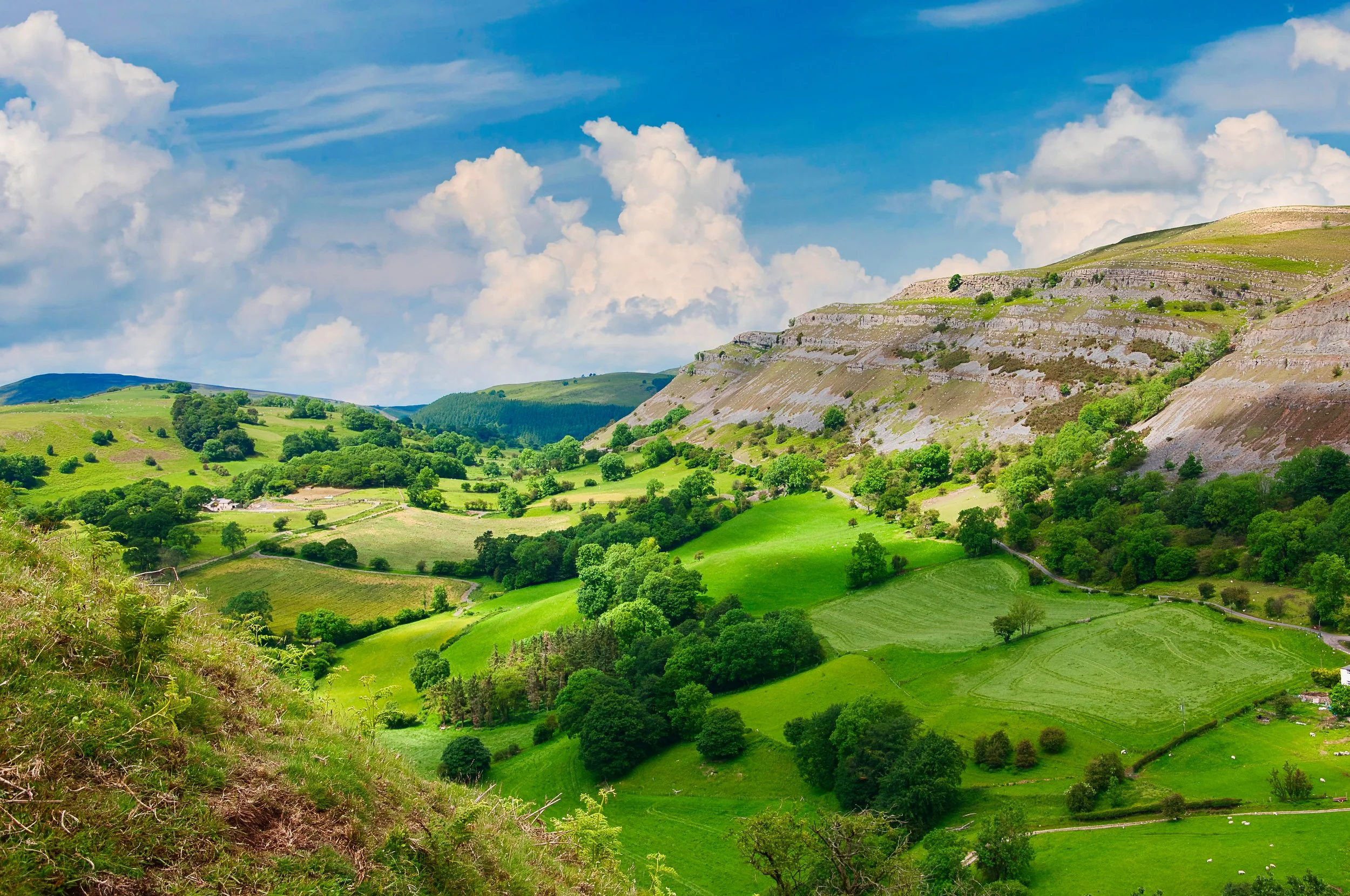 Llangollen Offas Dyke 2012. Some amazing views from ascent to Castel Dinas Bran, but the ascent at the back not the usual way up.