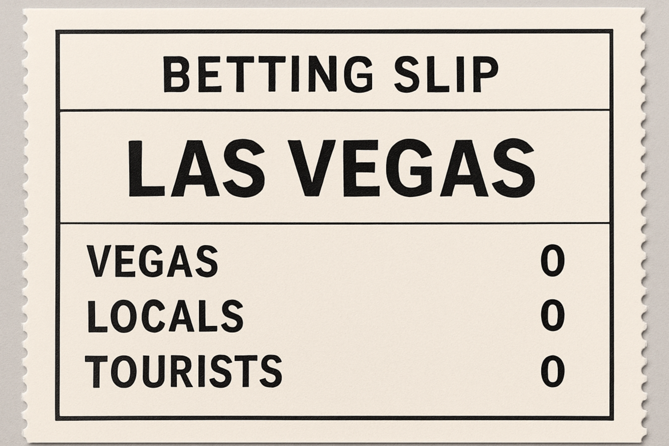 Listen Vegas, You’re Playing Yourself: Bet Against the Customer and You’ll Lose