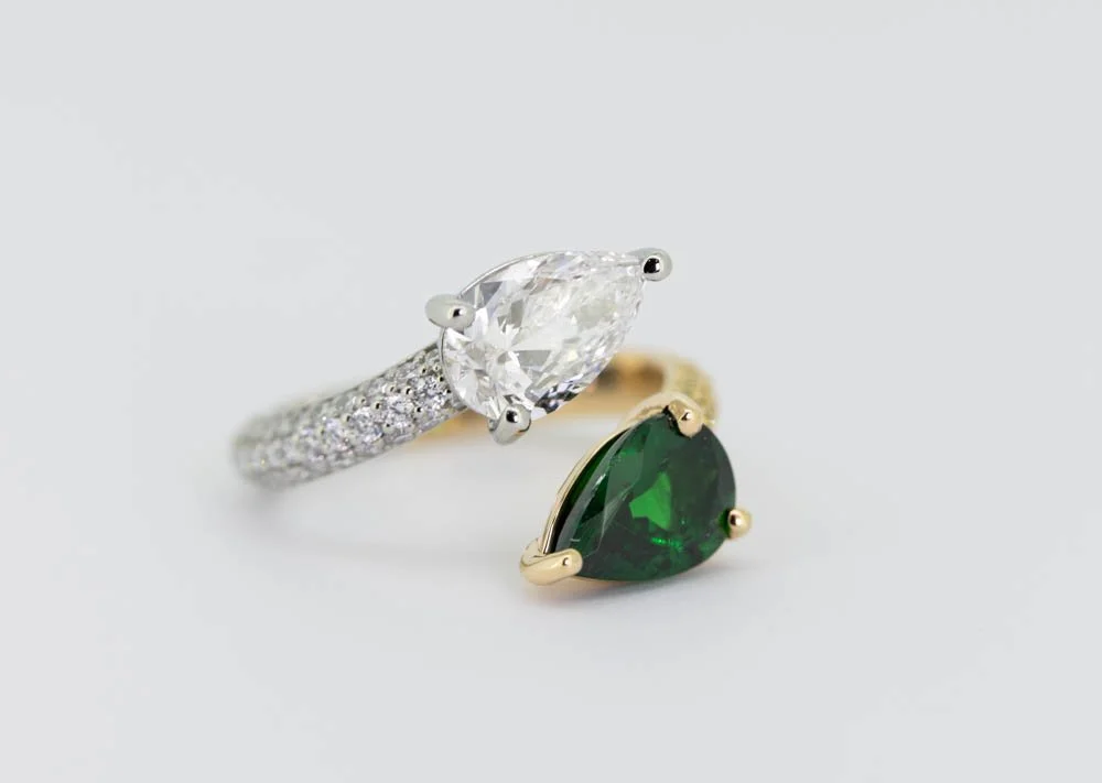 Pear Shape Engagement Ring