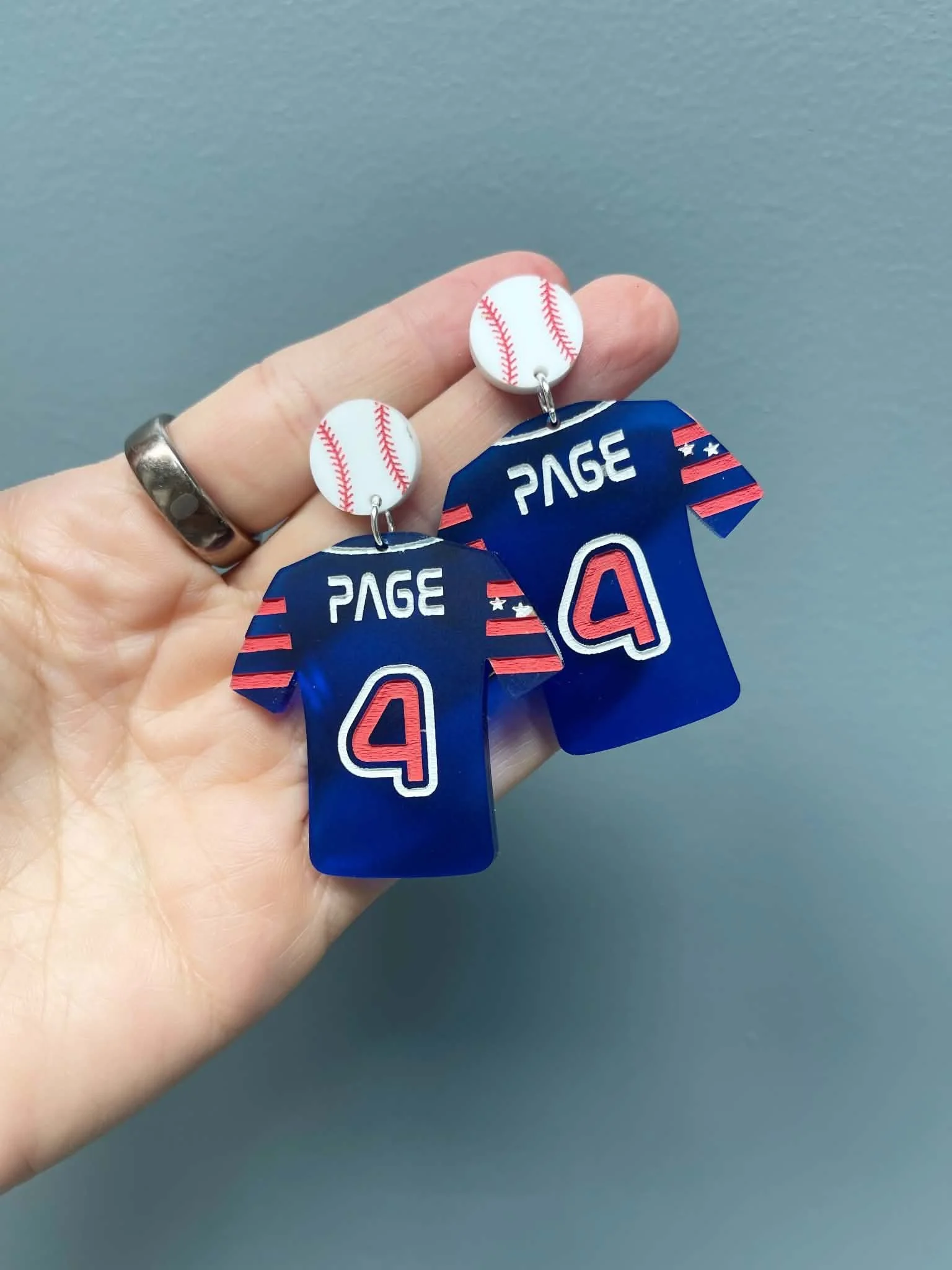 NALL Replica Jersey Earrings