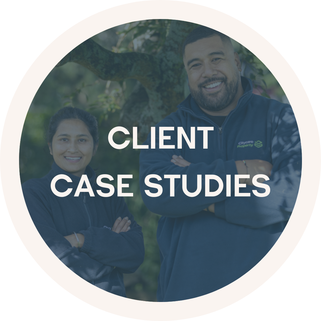 C i Marketing Portfolio and Case studies, happy smiling business owners in nature. Christchurch 2024