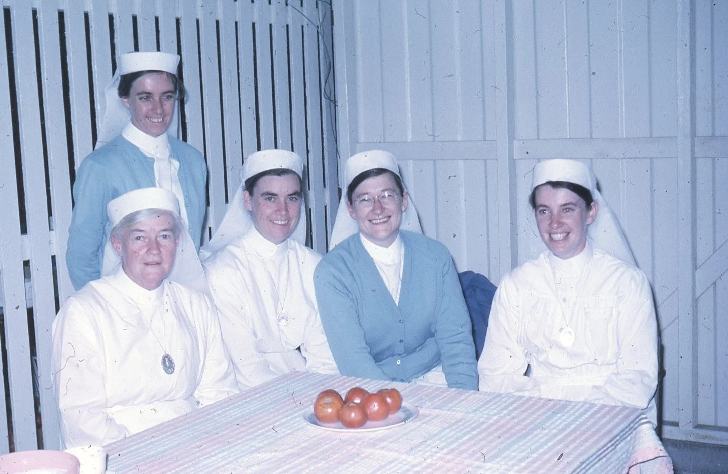 SER.6.814 - sisters under New Farm House .JPG