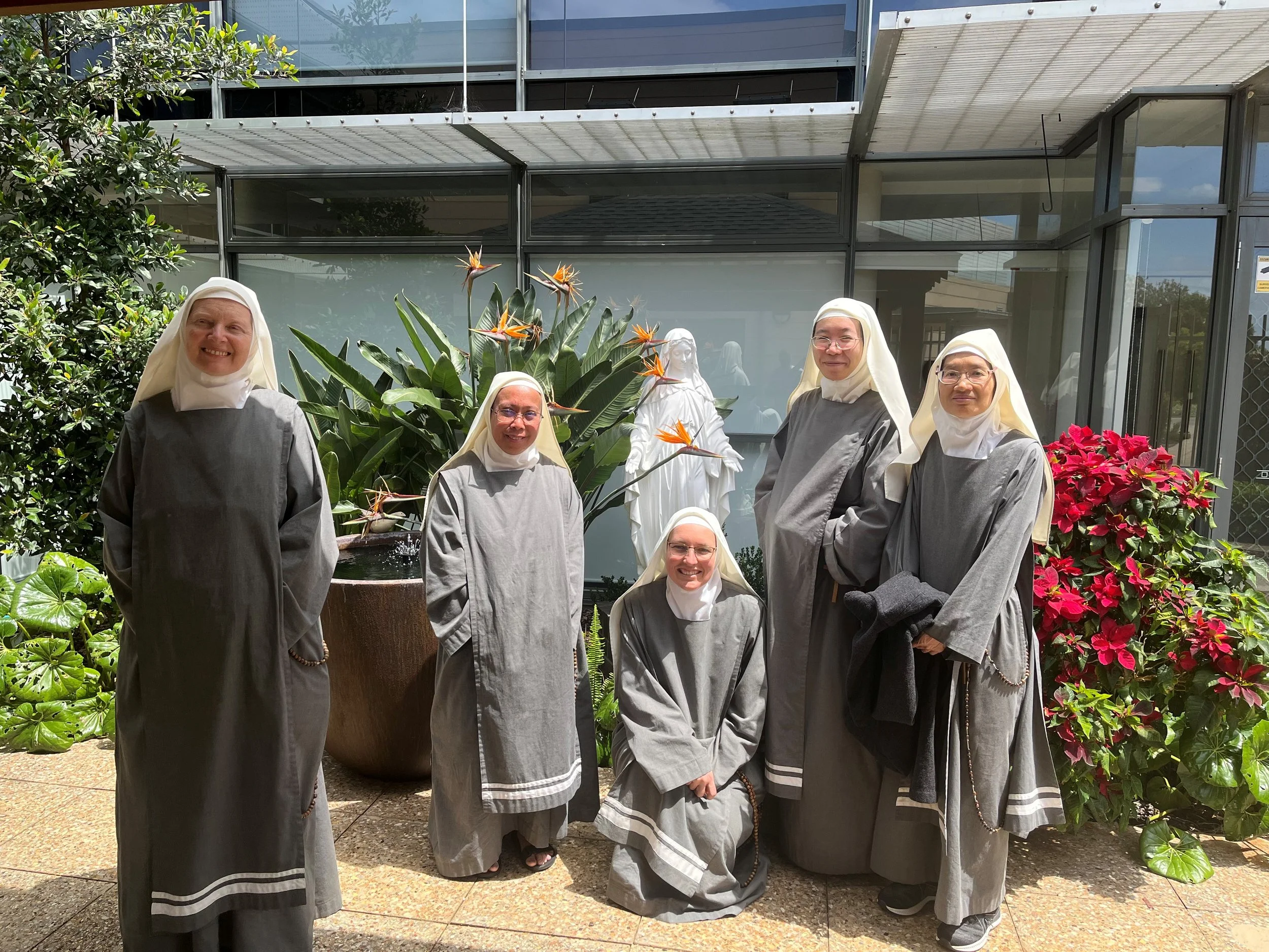 A visit from the Sisters of Mary Morning Star