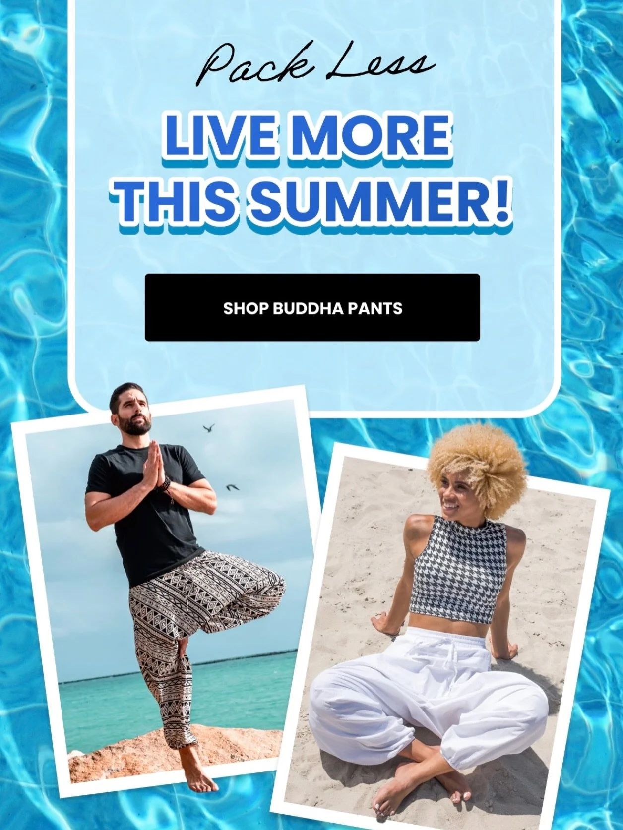 ☀️There&rsquo;s a version of summer where your bag is lighter, your mornings are faster, and getting dressed never costs you a second thought.
 
That&rsquo;s what life feels like with Buddha Pants!

Shop online 👉 buddhapants.com
@buddha_pants