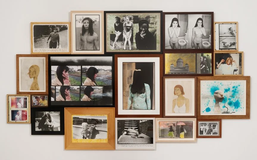 Ed Templeton
Never Get a Real Connection, 2012
Acrylic on paper, resin coated prints, fiber based silver gelatin prints, collage, spray paint, ink
52.5 x 92.25 in  (133.4 x 234.3 cm)