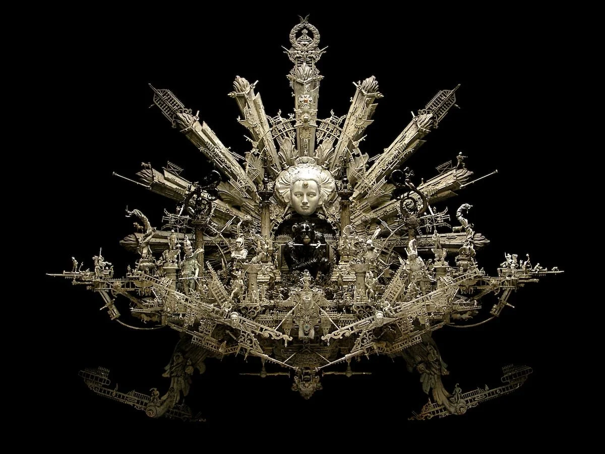 Intelligent Redesign, 2013
Mixed media assemblage
40 x 50 x 12 in (101.6 x 127 x 30.5 cm)