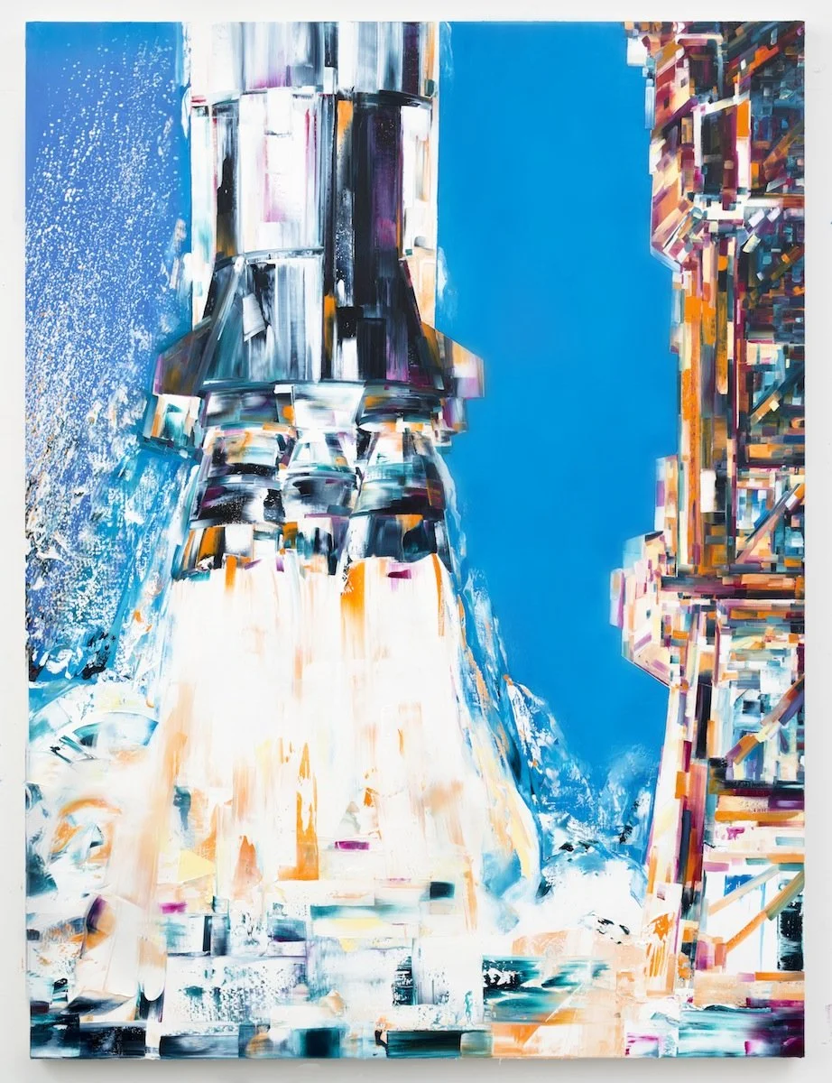 Pray to the Power, 2014
Oil on linen
73 x 54 in (185.4 x 137.2 cm)