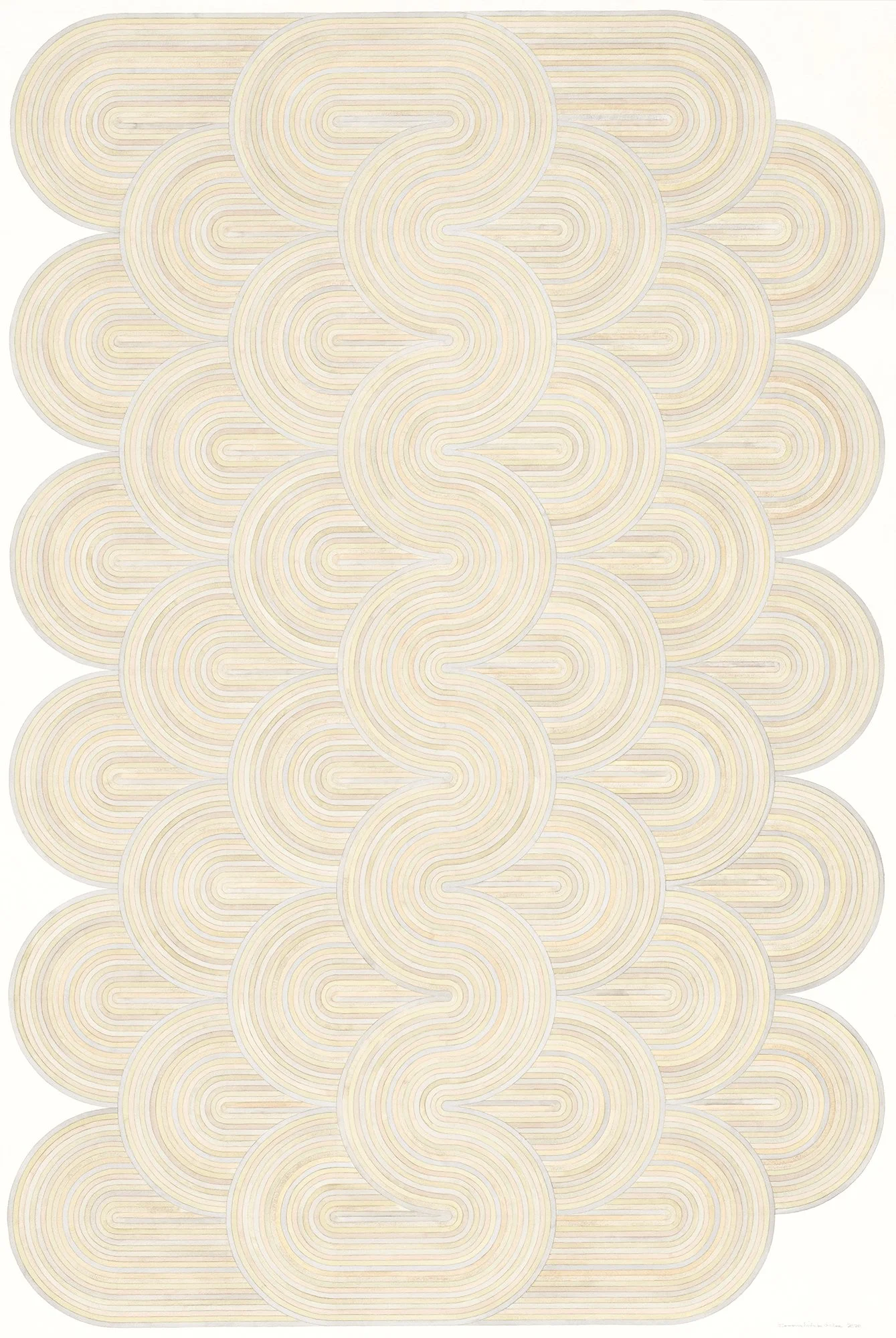 Serena Mitnik-Miller
Untitled, 2019
Watercolor on paper
60 x 40 in (152.4 x 101.6 cm)
