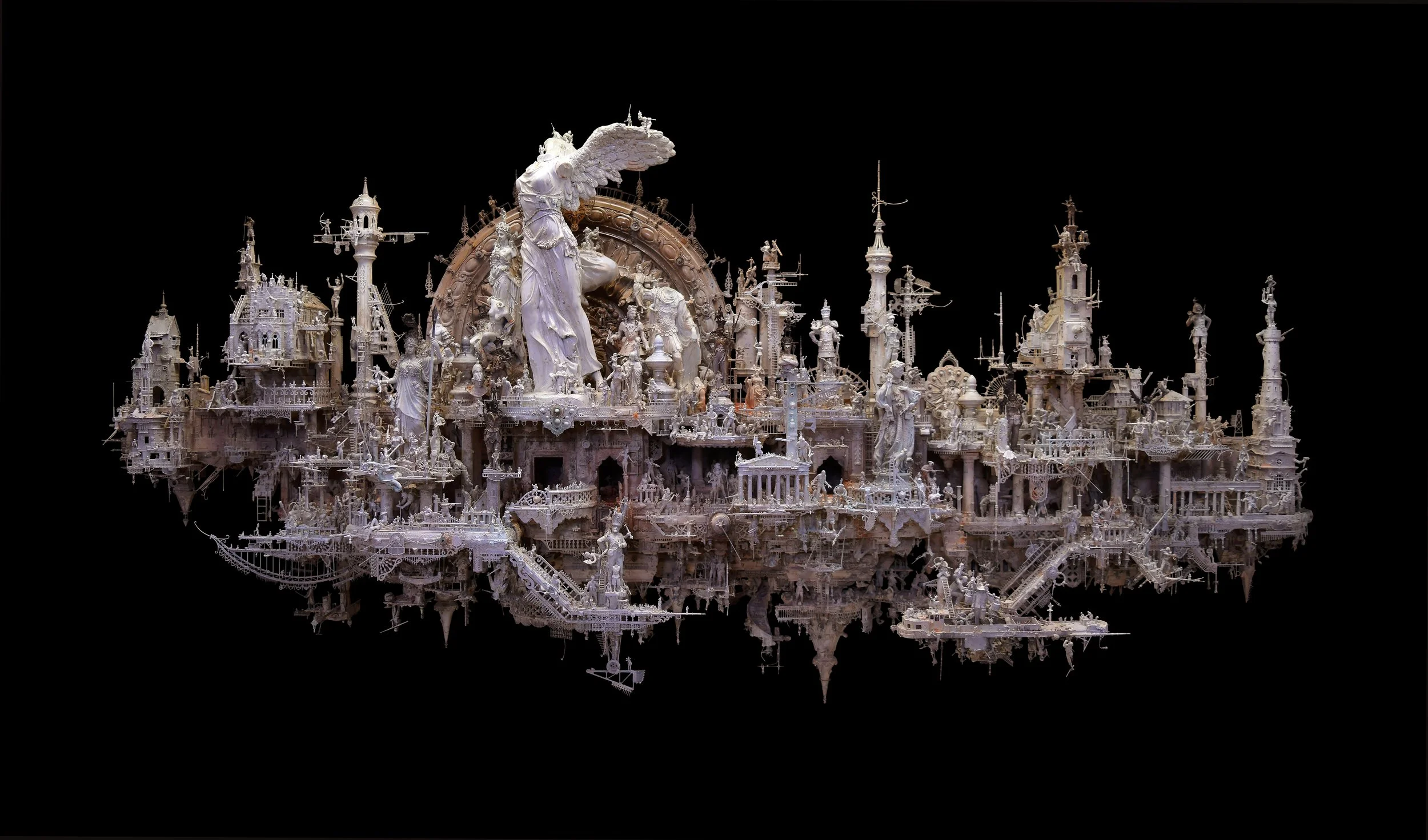 Nike: Winged Victory Goddess, 2017
Mixed media assemblage
42 x 95.5 x 18 inches  (106.7 x 242.6 x 45.7 cm)