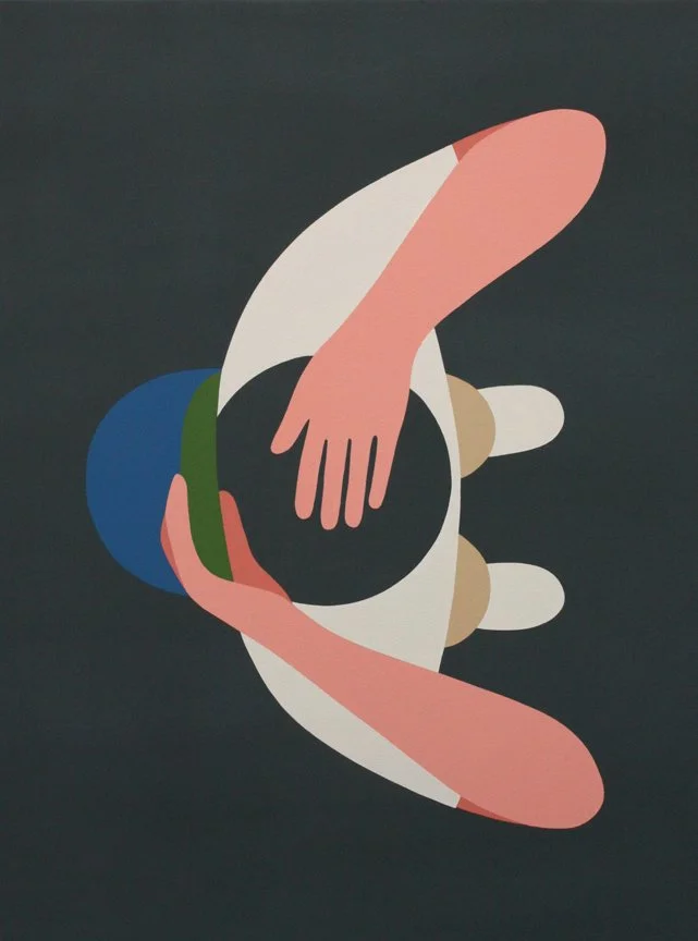 Geoff McFetridge
A Hat on a Hot Day, 2013
Acrylic on canvas
40 x 30 in  (101.6 x 76.2 cm)