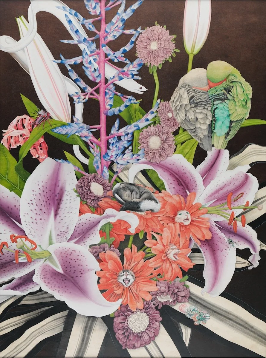 Agape, 2014
Acrylic on maple panel
48 x 36 in (121.9 x 91.4 cm)