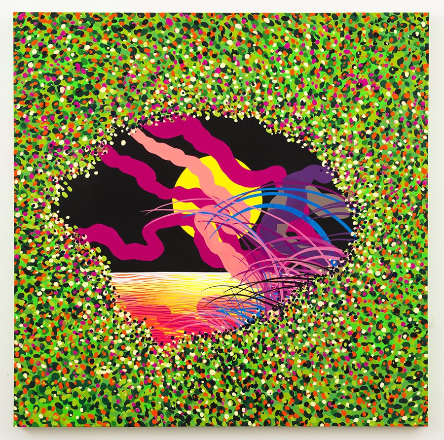 Untitled, 2014
Acrylic on canvas
48 x 48 in (121.9 x 121.9 cm)