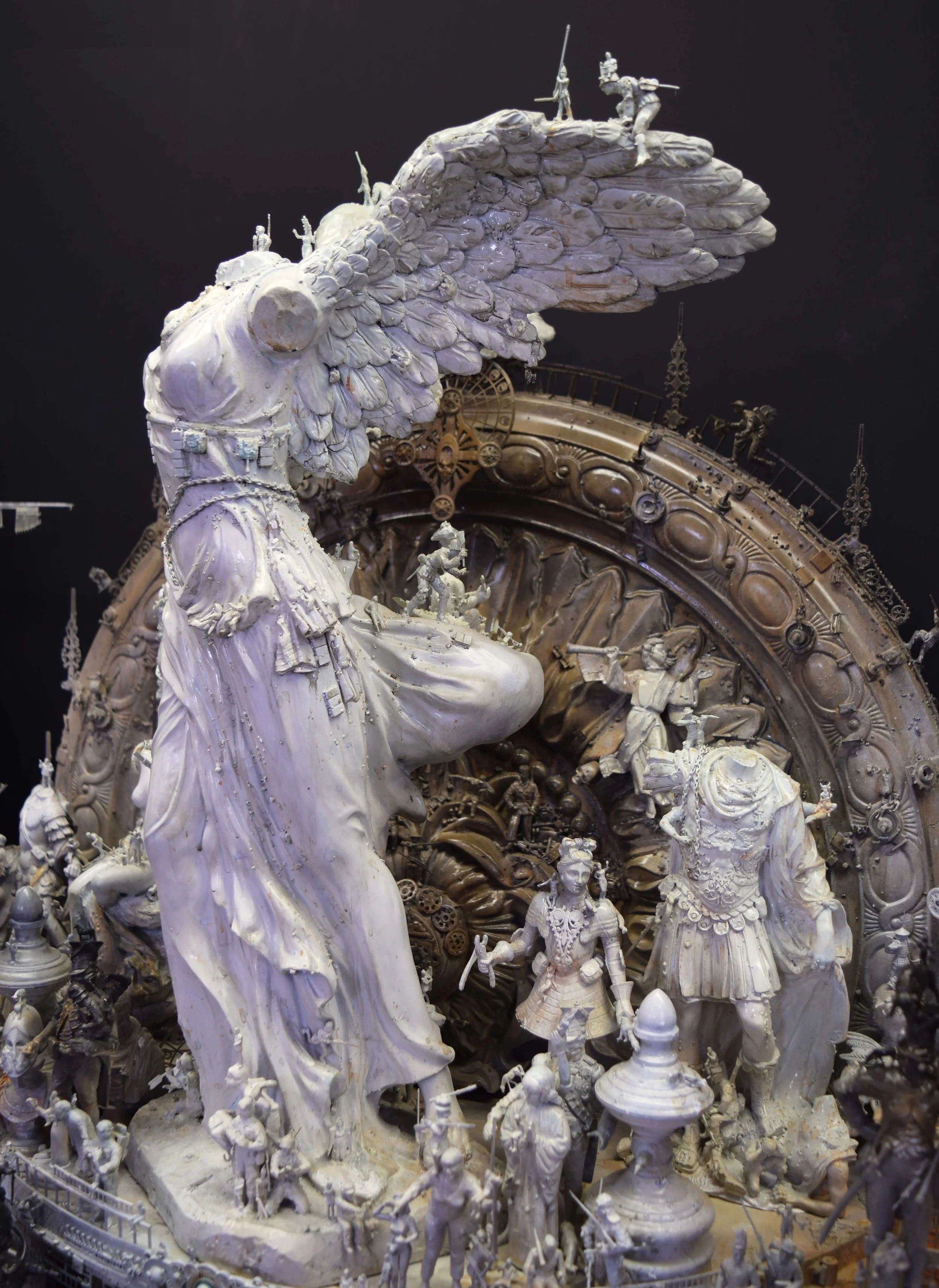 Nike: Winged Victory Goddess, 2017
Mixed media assemblage
42 x 95.5 x 18 inches  (106.7 x 242.6 x 45.7 cm)