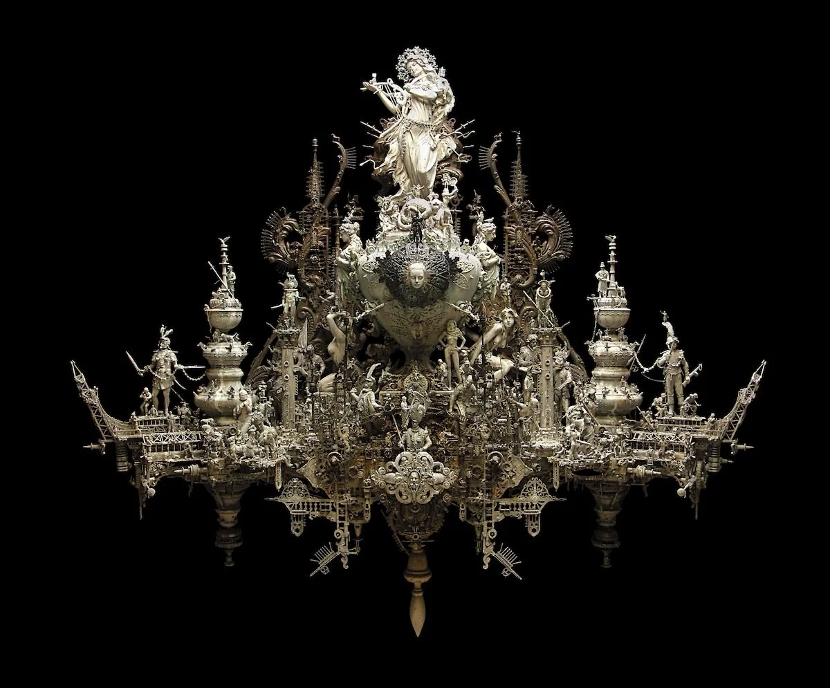 Compromising Enlightenment, 2013
Mixed media assemblage
38 x 44 x 15 in (96.5 x 111.8 x 38.1 cm)