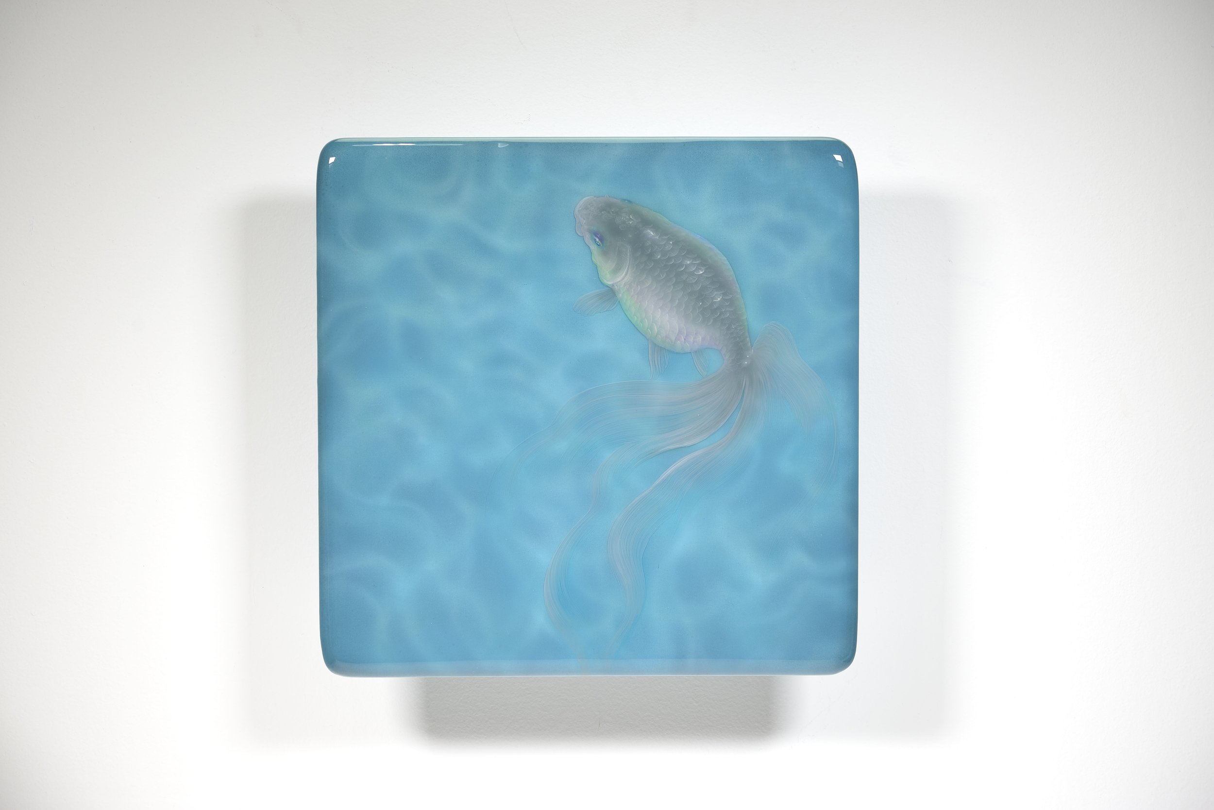 Riusuke Fukahori
The Ripple
Acrylic and resin on wood
8 x 8 in (20.3 x 20.3 cm)
