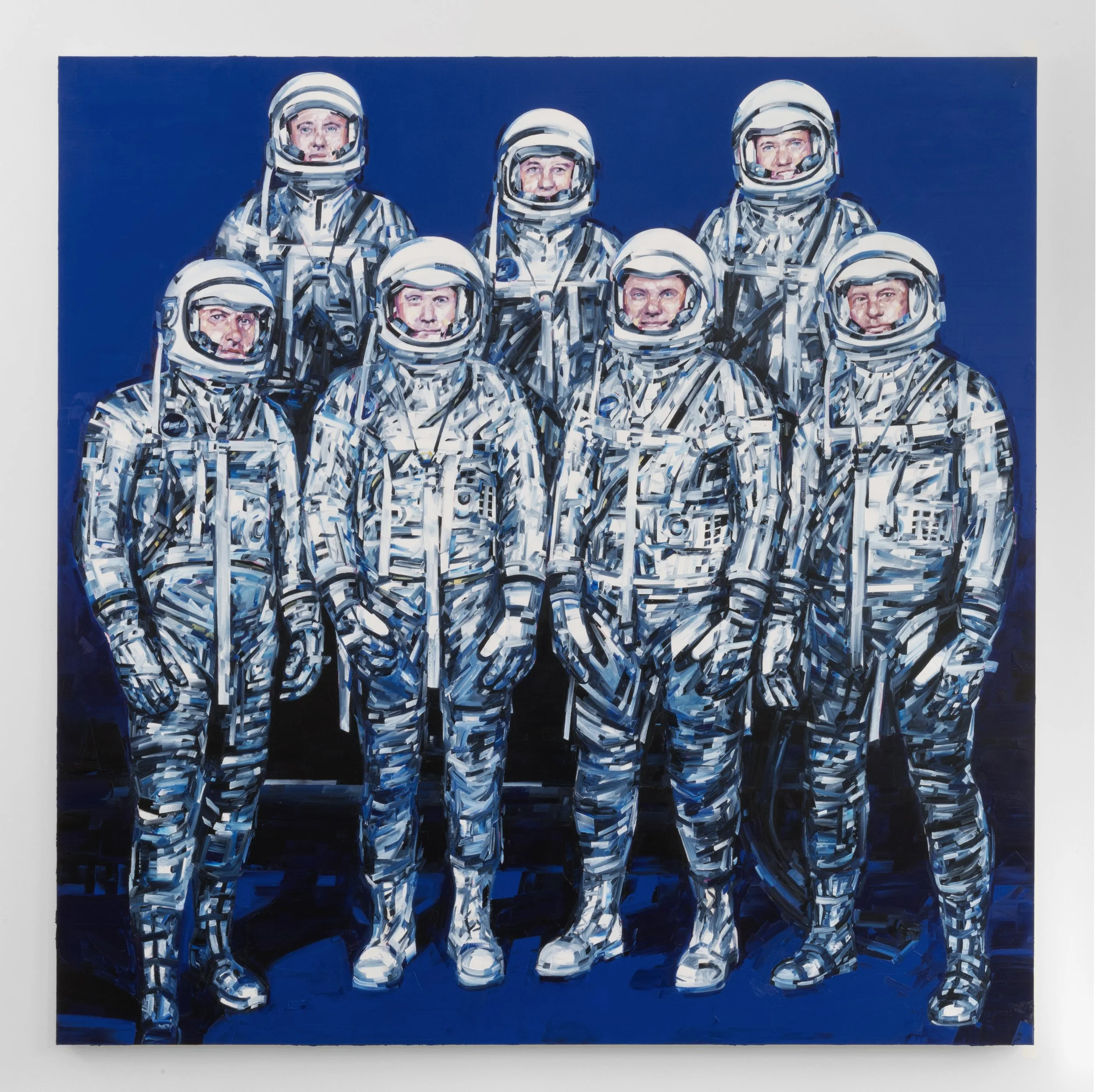 Mercury 7, 2016
Oil on linen
96 x 96 in  (243.8 x 243.8 cm)