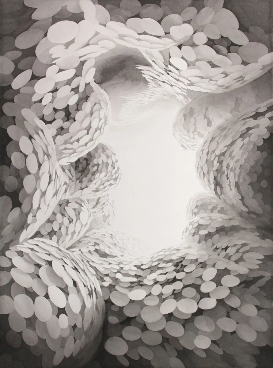 Cavern, 2013
Sumi ink on paper
30 x 22 in (76.2 x 55.9 cm)