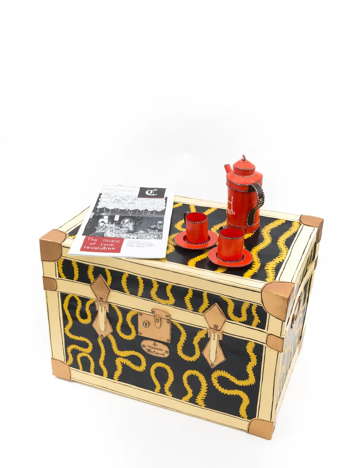 Sunday, 2015
Paper, hot glue, and acrylic paint
32 x 30 x 20 in (81.3 x 76.2 x 50.8 cm)