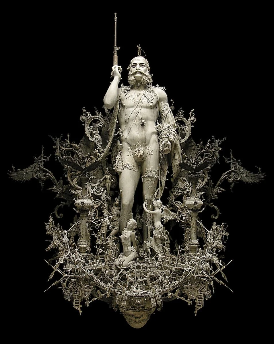 Der Ubermensch of the Post-Post World Calamity
Variety, 2013
Mixed media assemblage
54 x 48 x 16 in (137.2 x 121.9 x 40.6 cm)