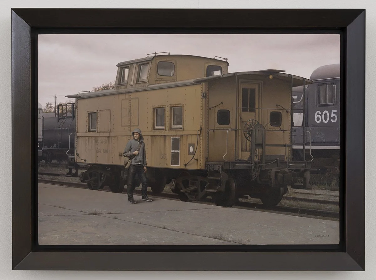 In the Yard, 2015
Oil on panel
14 x 20 in (35.6 x 50.8 cm)