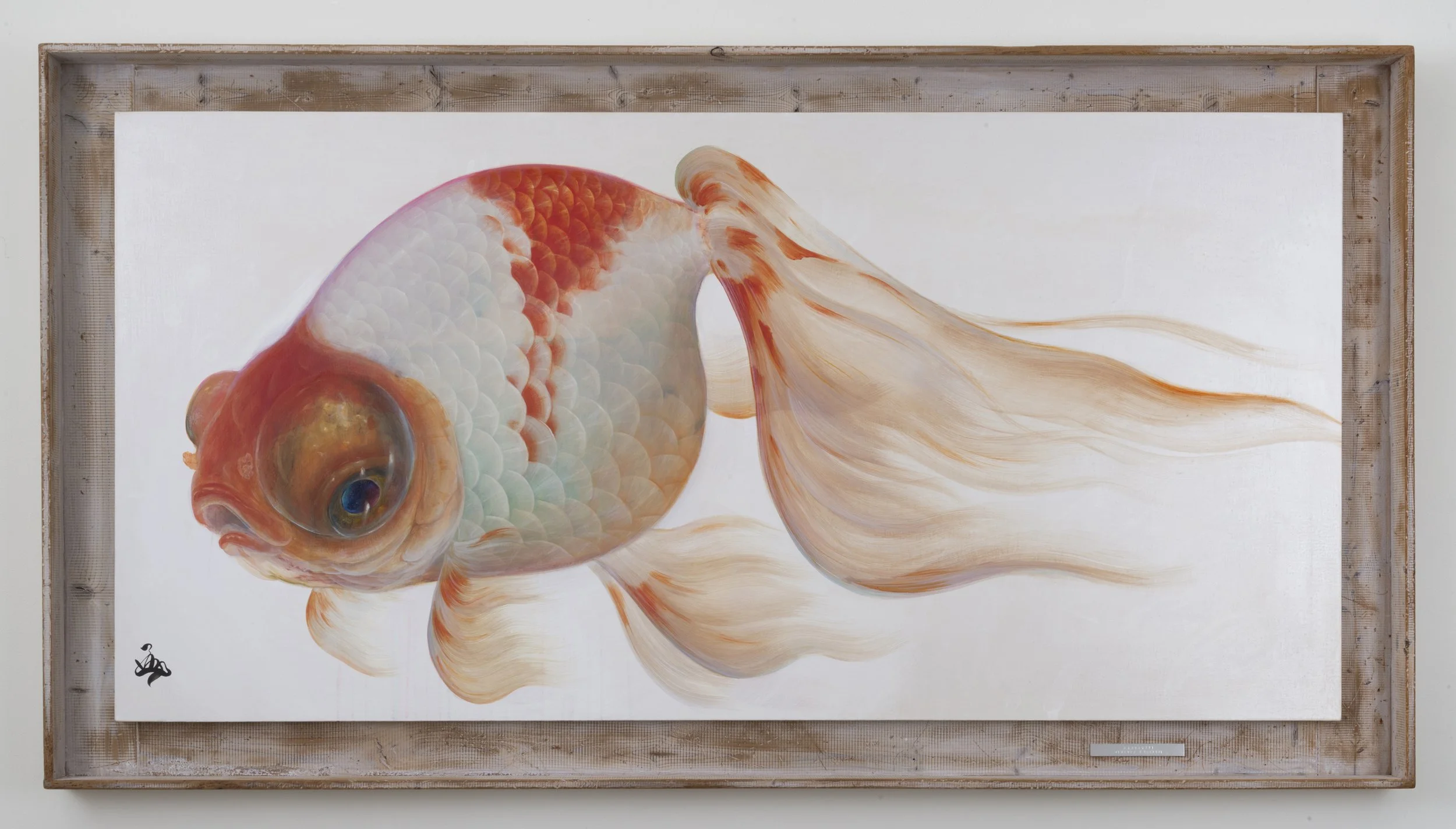 Maboroshi, 2015
Acrylic on canvas with wood frame
46 x 84.5 x 4 in (116.8 x 214.6 x 10.2 cm)