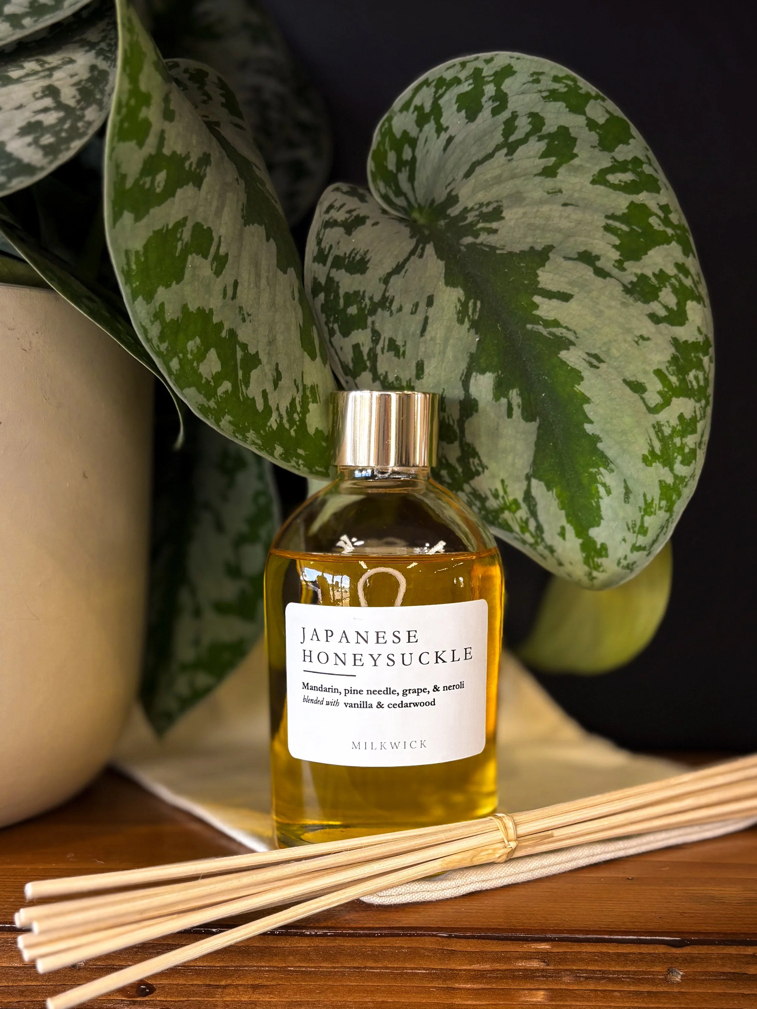 MilkWick Japanese Honeysuckle - Reed Diffuser