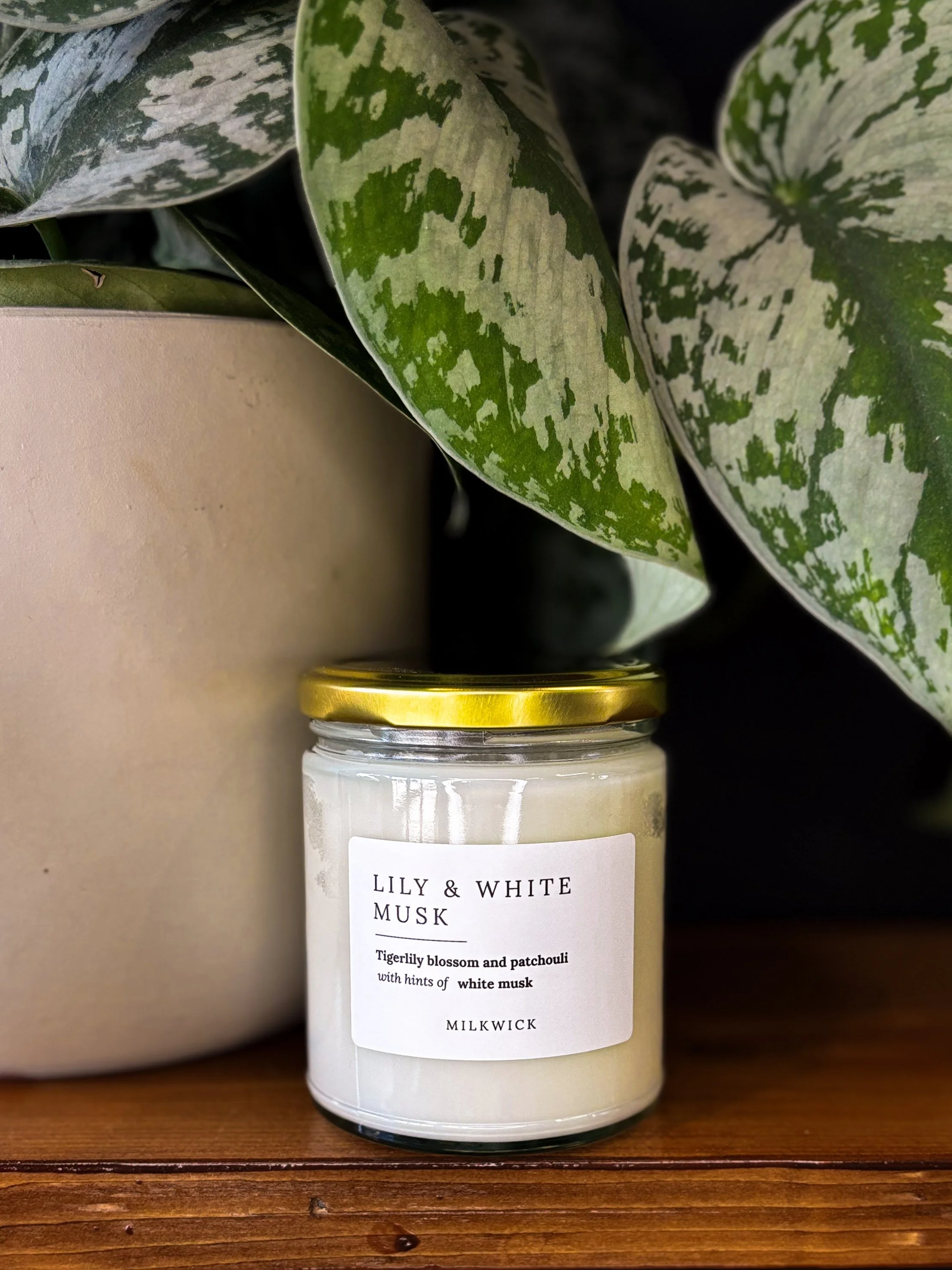 MilkWick Lily & White Musk - Candle