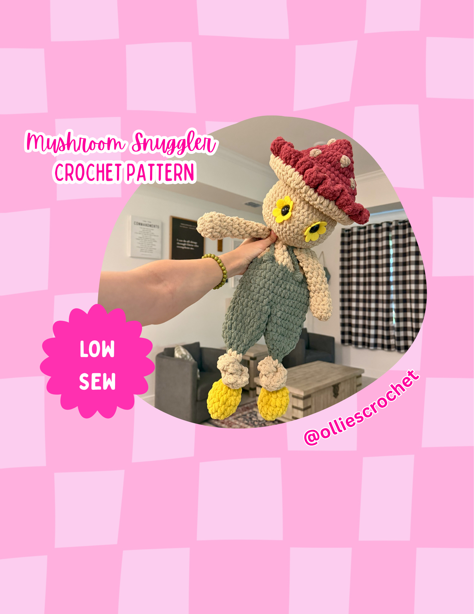 Mushroom Snuggler Pattern