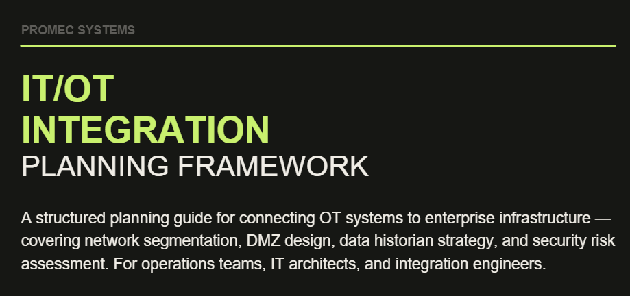 Promec it ot integration planning framework
