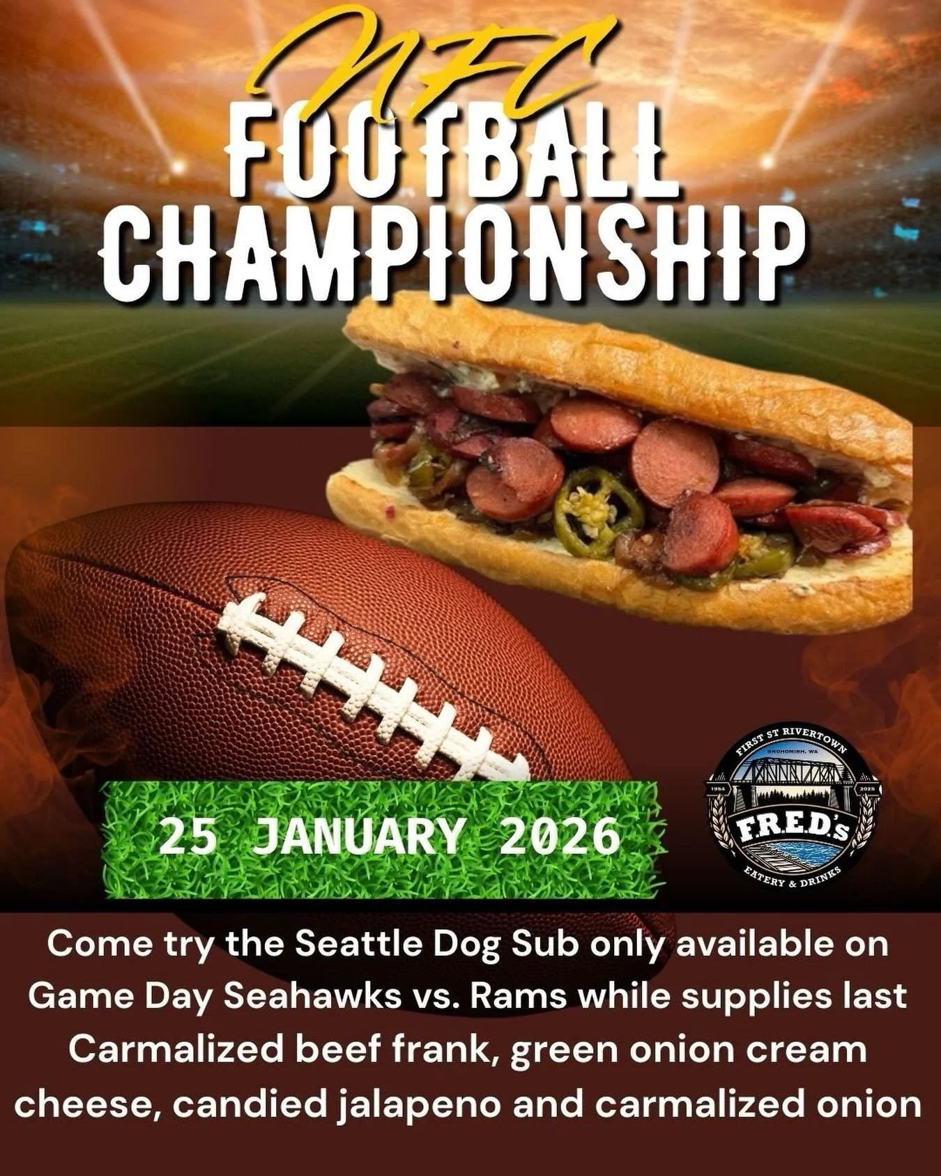 #football #snohomish #freds #eat