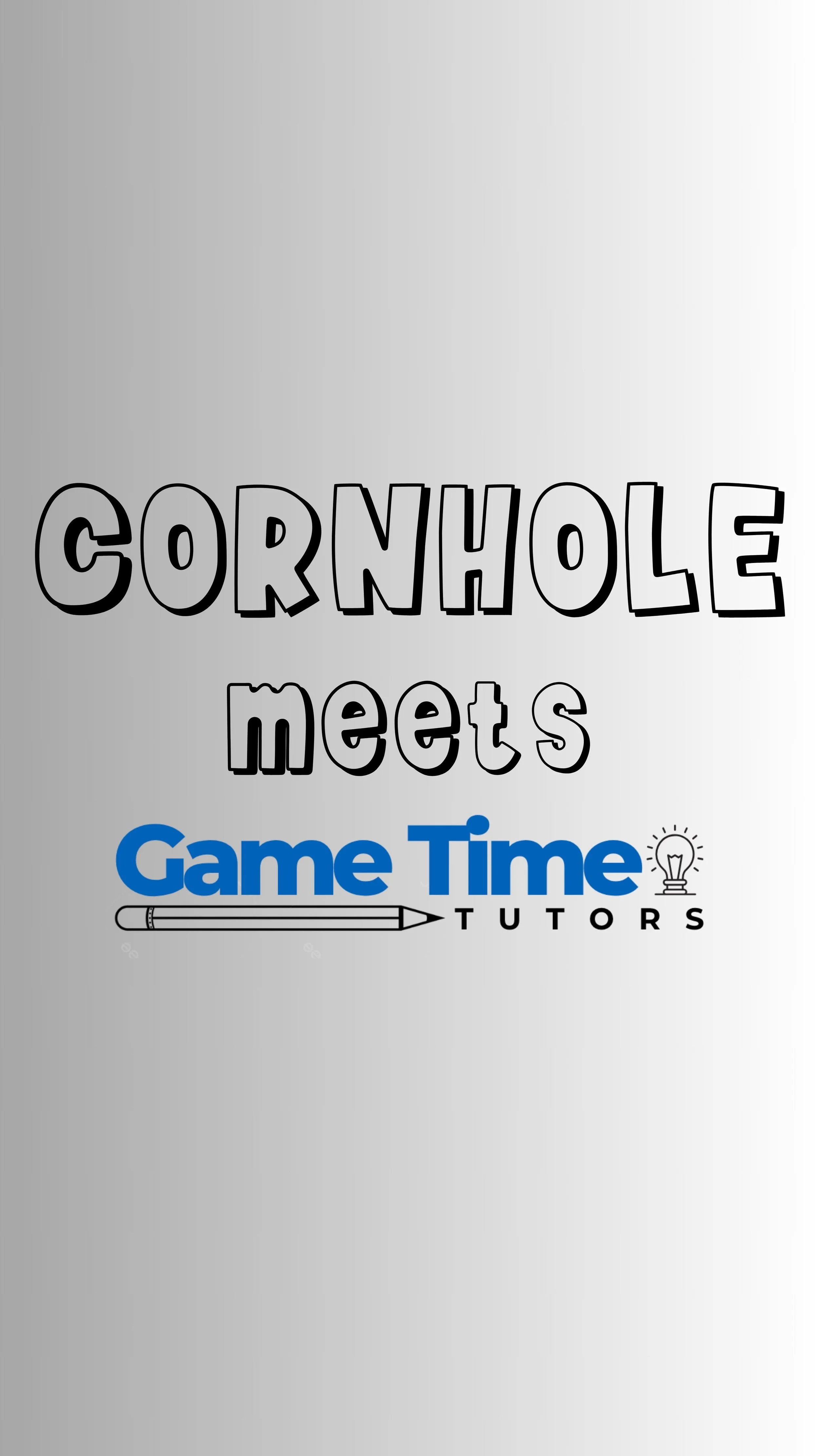 🎯 Toss, tally, win! Cornhole meets Math Madness — making summer learning active and fun! 🙌✨ #gametimetutors #math #summerslide #florhamparkbusiness #teacher #tutoring #summerlearning
