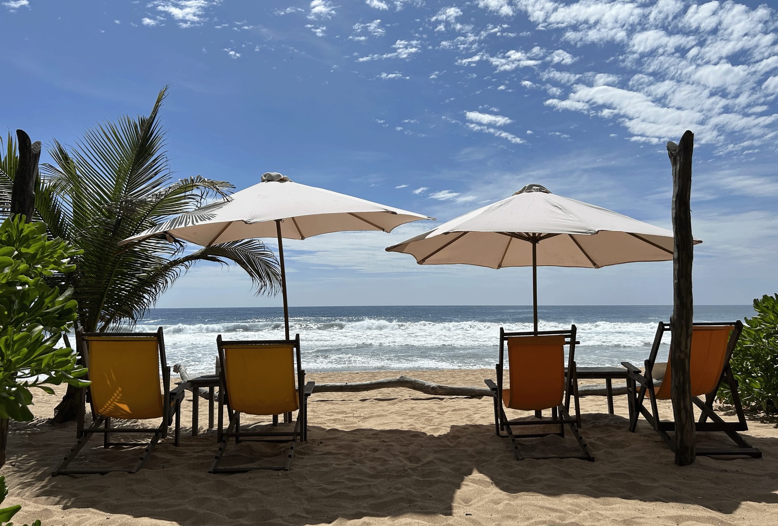 Chairs on the Beach in Zipolite