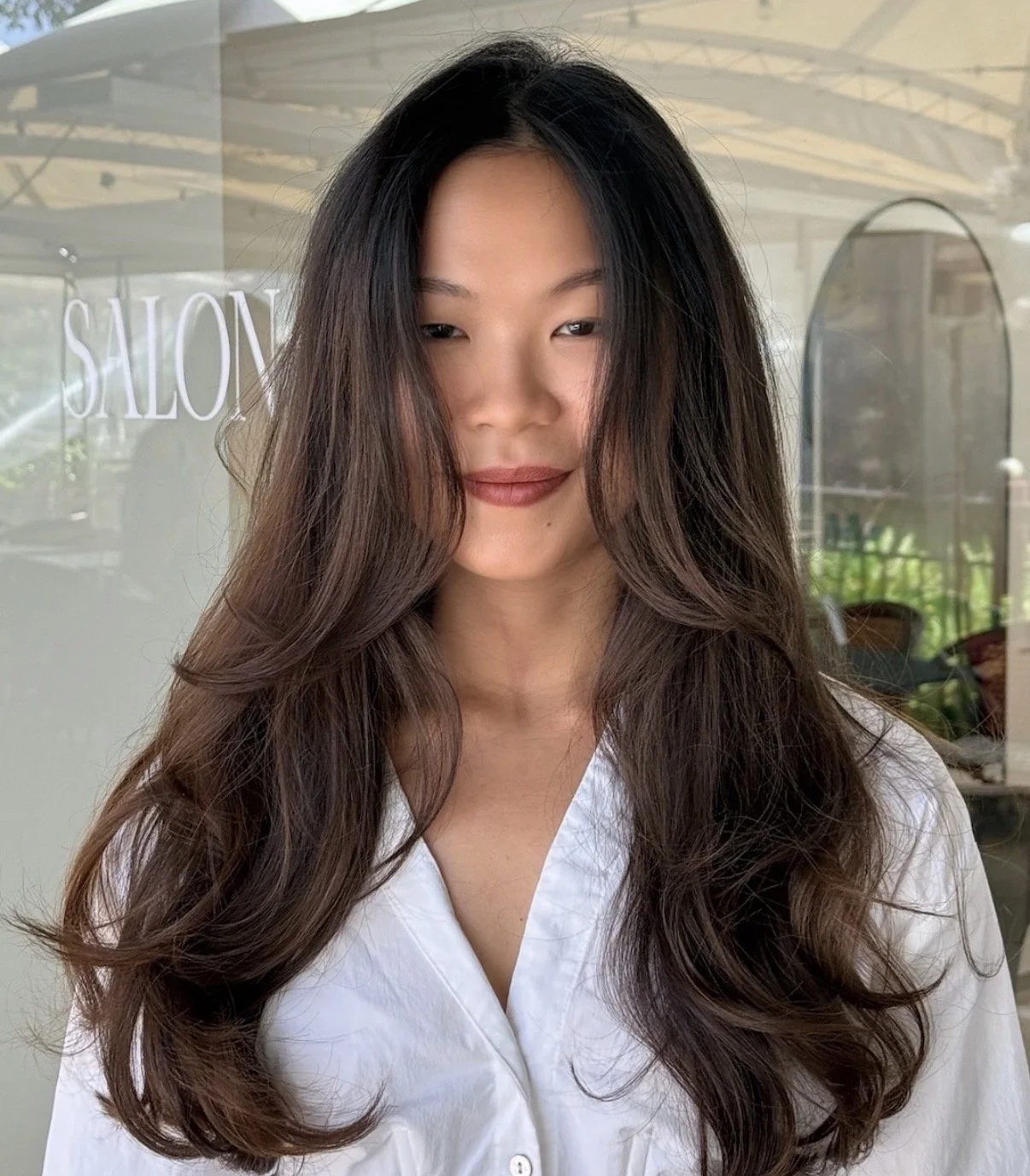 Brown Long Hair gloss