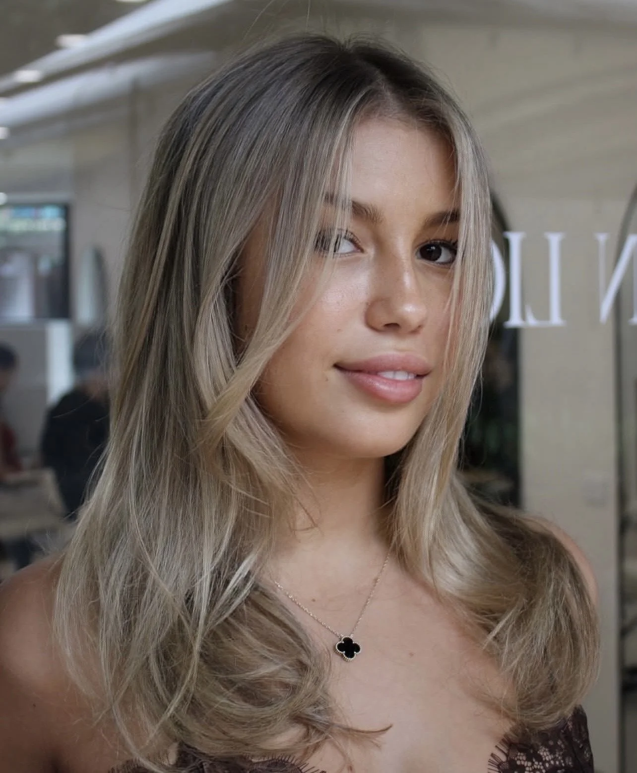 blonde long hair