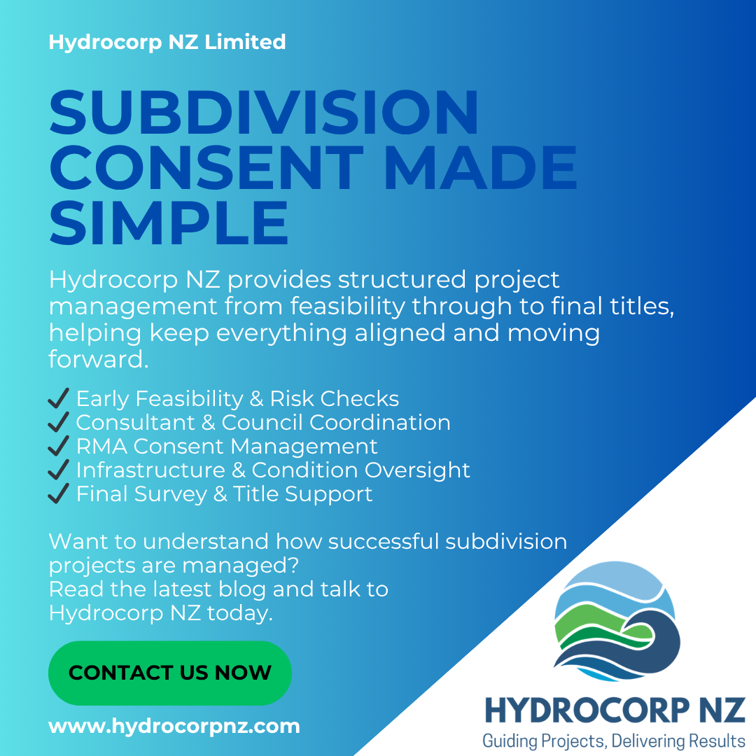 Project Managing Subdivision Consent Applications