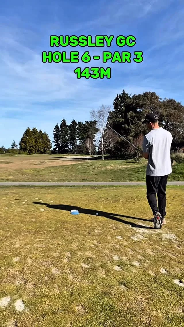 Russley hole 6 can play very differently day to day #coursemanagement #golfstrategy #golfnz #golflife #golfaddict #golfswing #golftraining #golfcoaching #golfpractice