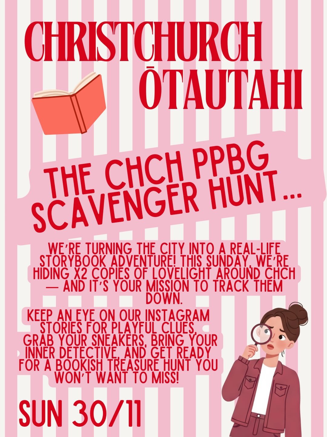 CHRISTCHURCH&hellip;👀👀👀 
HAPPY HUNTING 🔍🕵🏻&zwj;♀️ 
We&rsquo;ll be dropping clues on our stories this SUNDAY on where we&rsquo;re leaving x2 copies of Lovelight Farms 🎄📚