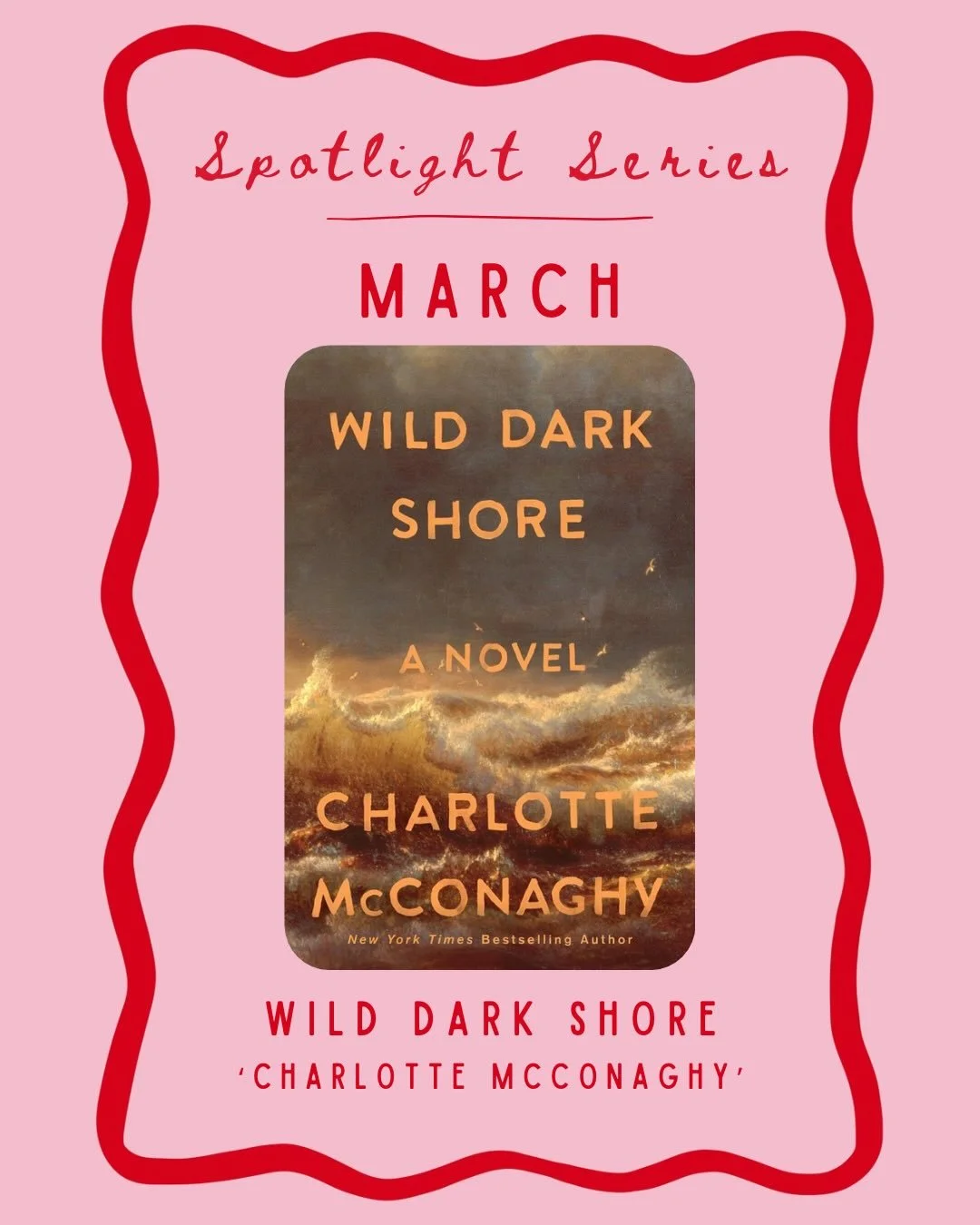 IT&rsquo;S OUR MARCH SPOTLIGHT SERIES 🤗 Introducing the lovely @baileyrosecreative who shares one of her favourite all time reads - Wild Dark Shore! Now I might be a little biased with this one as it happens to be one of my favourite books too! Bail