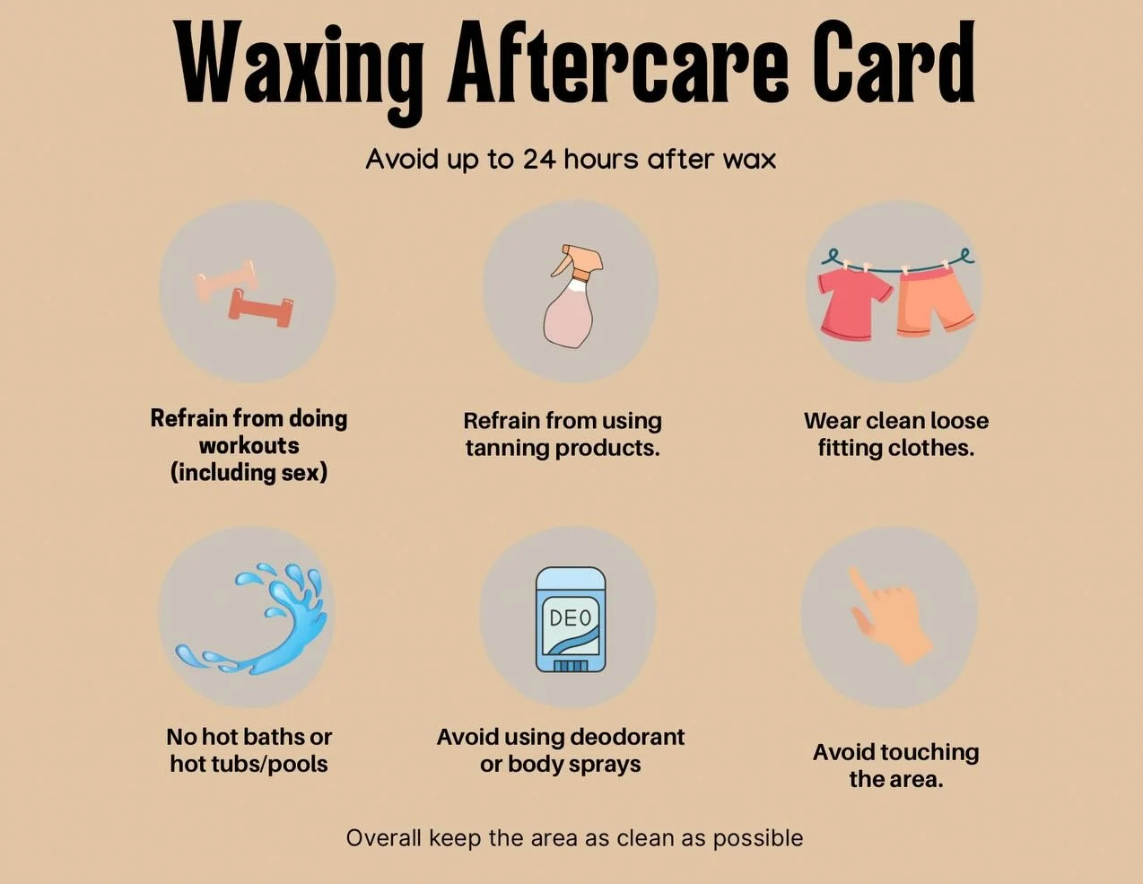I wanted to share this with everyone and make sure it has a top spot on my feed. Save this post for everything you need to know to take care of that coochie after your Brazilian. Did I forget anything? 

#brazilianaftercare #brazilianwaxspecialist #b