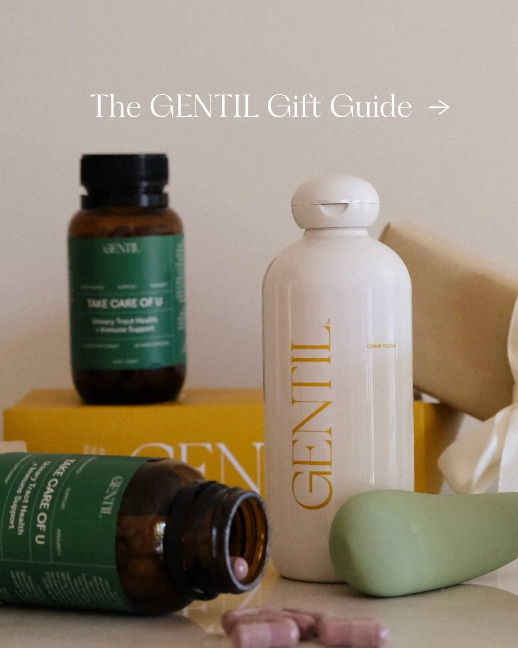 From our gentle pH-balancing wash to silky water-based lubrication and daily supplements for internal support, the Gentil gift guide has something thoughtful for everyone on your list. 

Tap the link in bio to shop our gifting range.

#gentilhealth #
