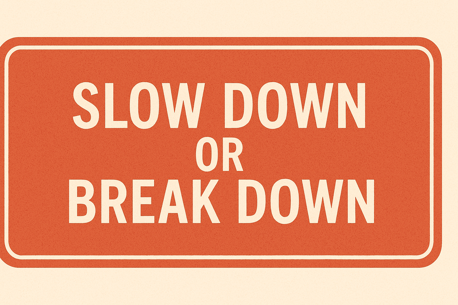 Habit, Not Hack – Rest Without Apology (PI Edition)