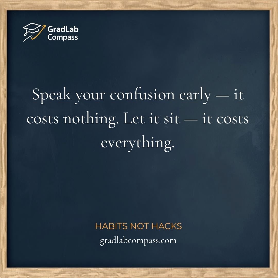 Habit, Not Hack: Saying I Don’t Know Early (Trainee)