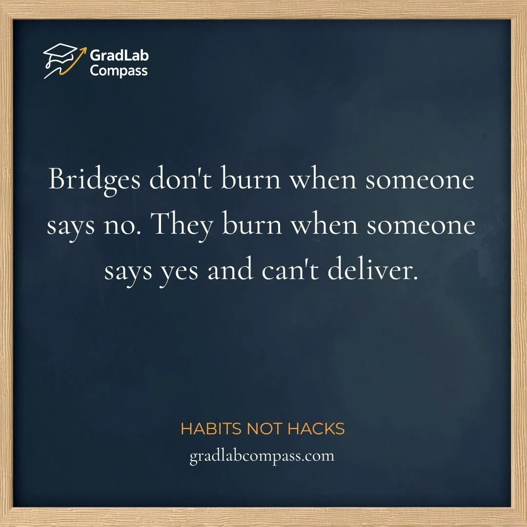 Habit, Not Hack: Saying No (Trainee)