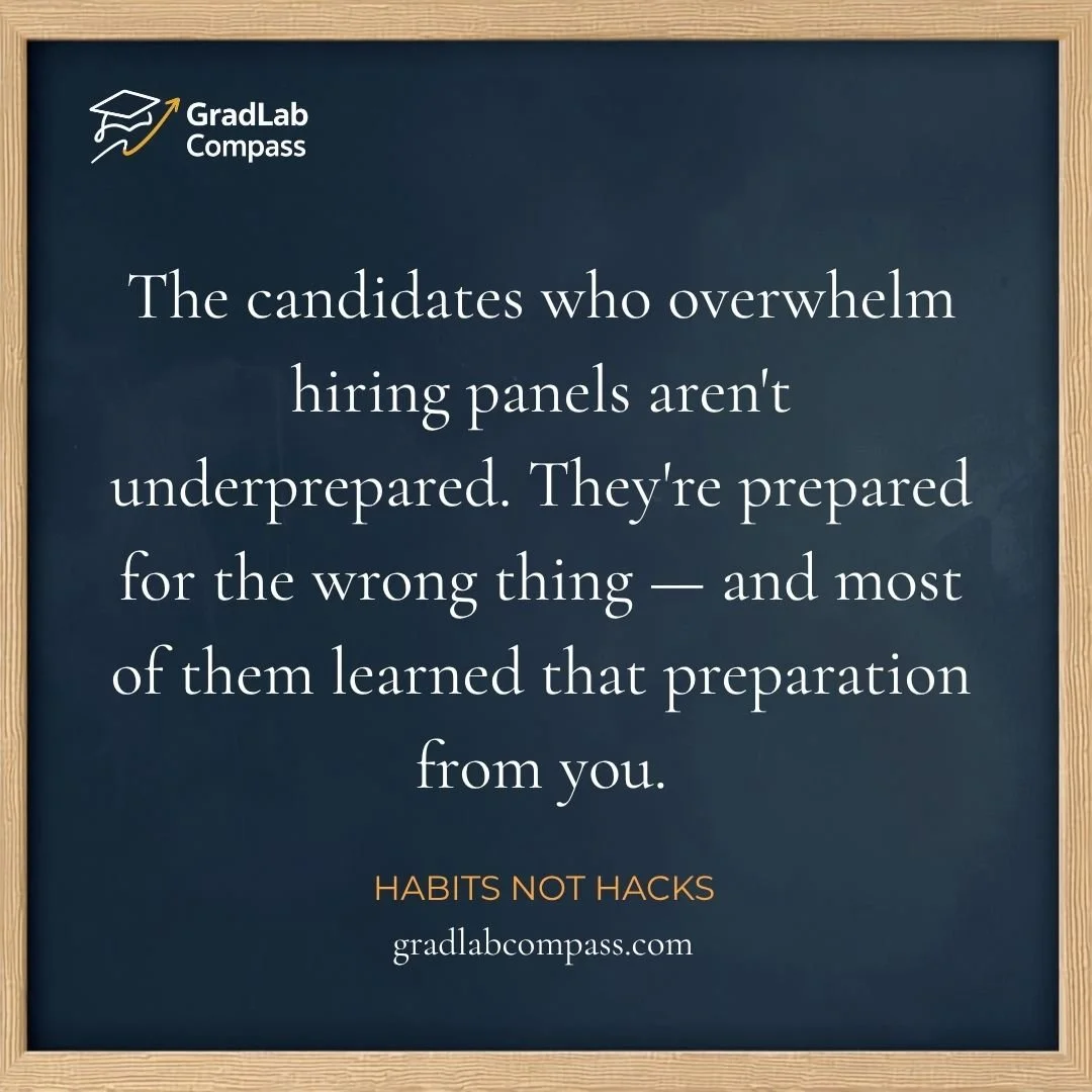 Habit, Not Hack: Interviews Are Not Data Dumps (Mentor)