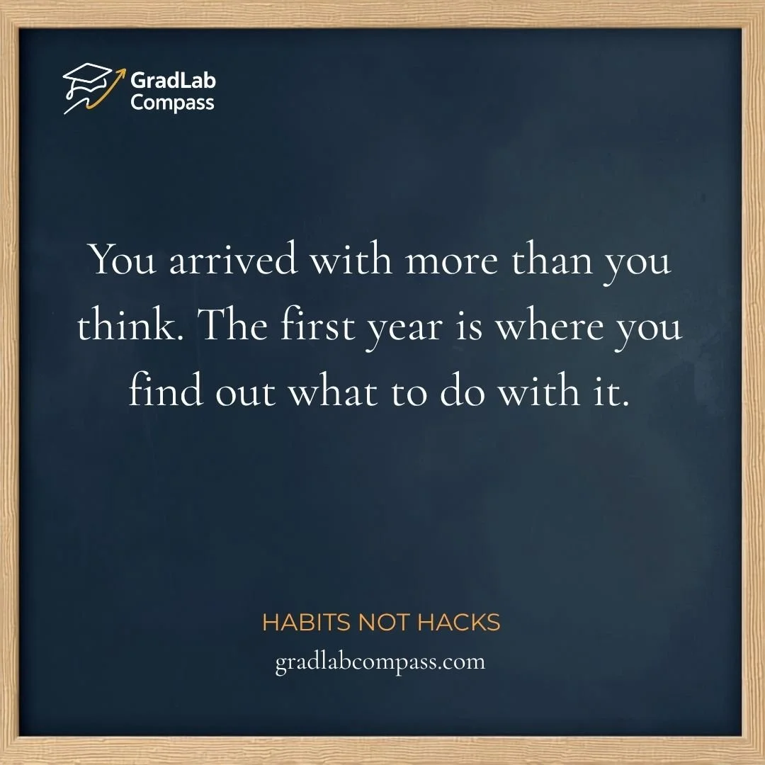 Habit, Not Hack: Navigating The First Year (Trainee)