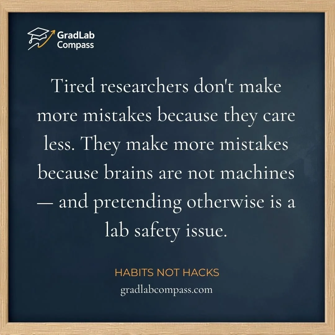 Habit, Not Hack: Rest as Risk Management (Trainee)