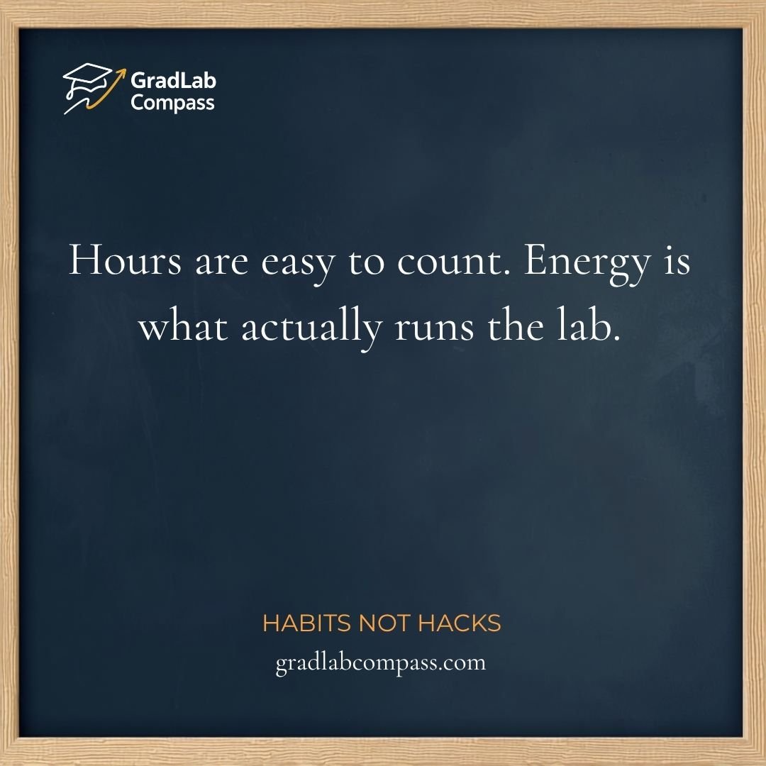 Habit, Not Hack: Design work around energy (Mentor)